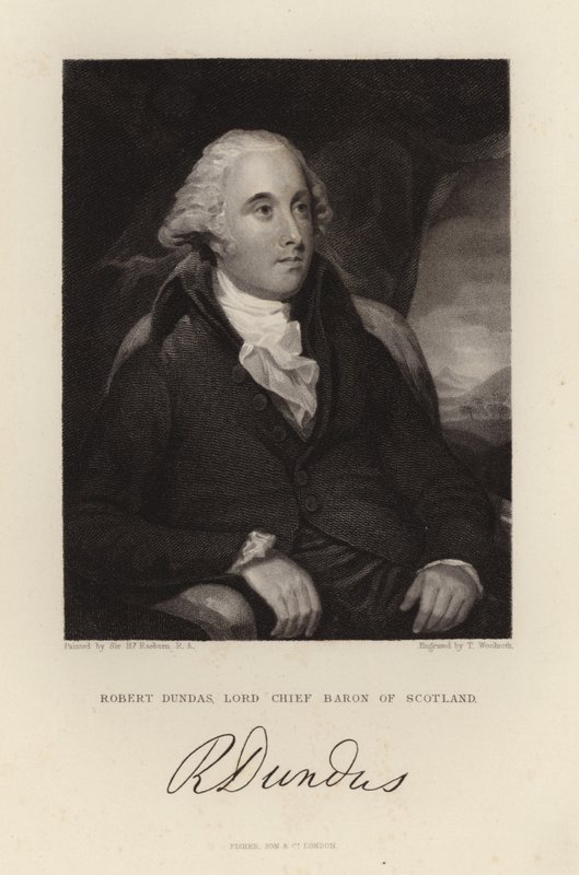 Robert Dundas Lord Chief Baron of Scotland av English School
