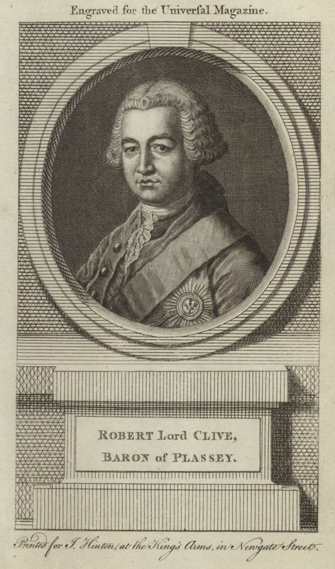 Robert Lord Clive, baron av Plassey av English School