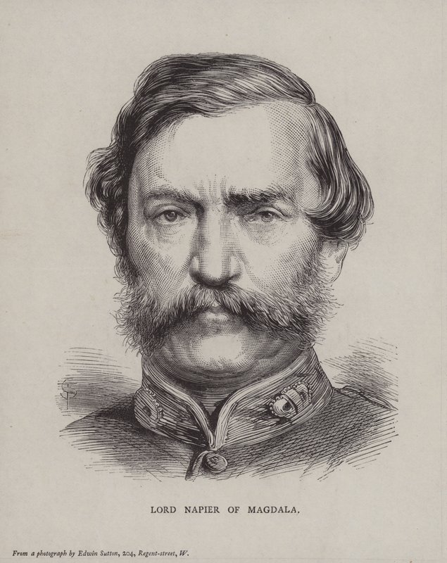 Robert Napier, 1. baron Napier av Magdala, britisk general av English School