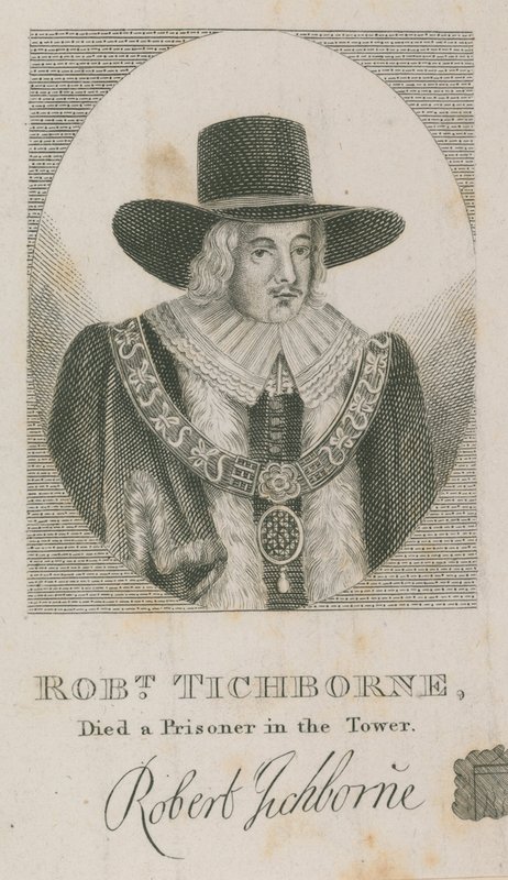 Robert Tichborne, døde som fange i Tower; Lord Mayor of London 1651 av English School