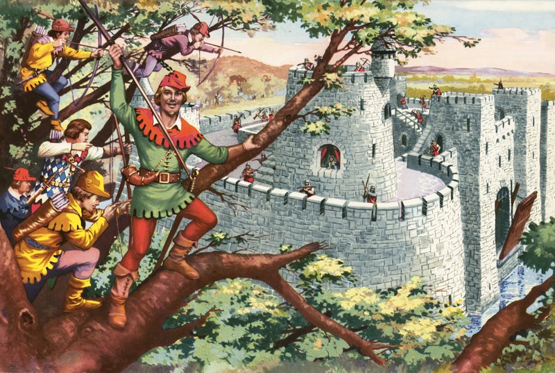Robin Hood og hans lystige menn av English School