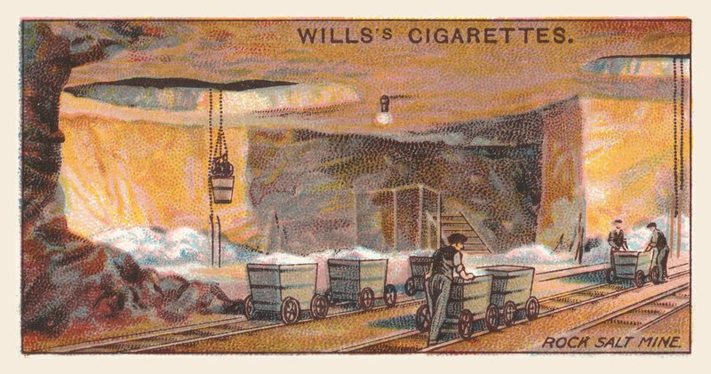 Steinsaltgruve (kromolitho) av English School