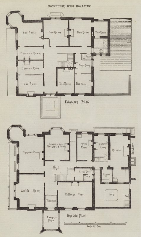 Rockhurst, West Hoathley (gravering) av English School