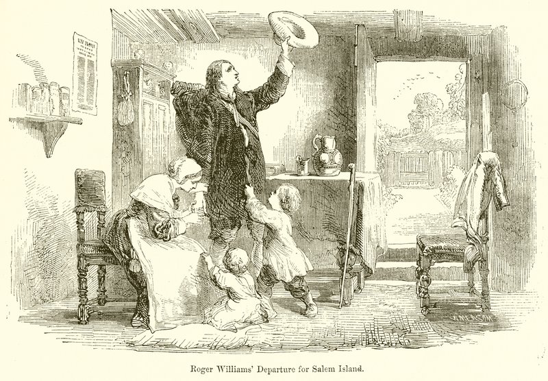 Roger Williams avgang til Salem Island av English School