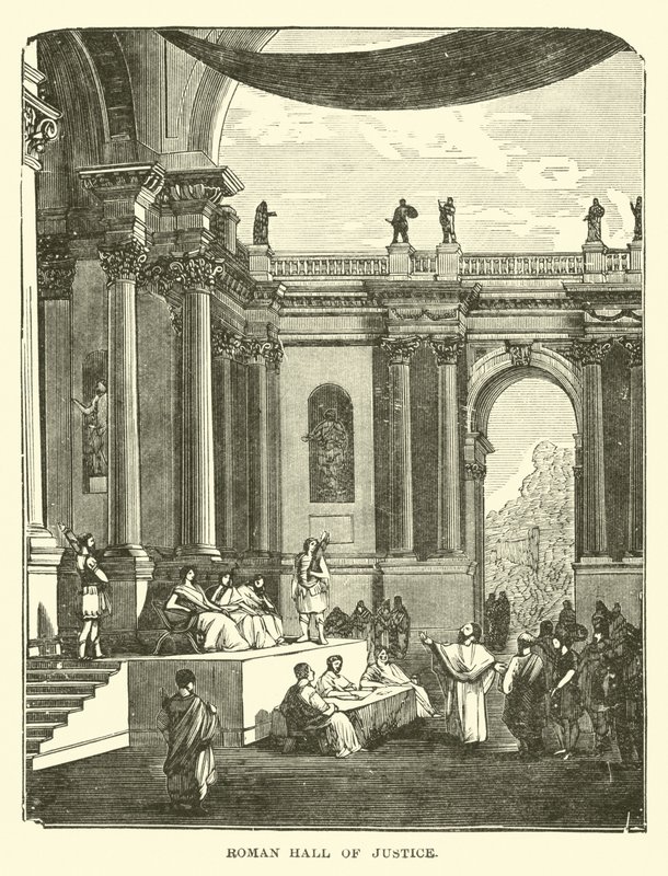 Romerske Hall of Justice av English School