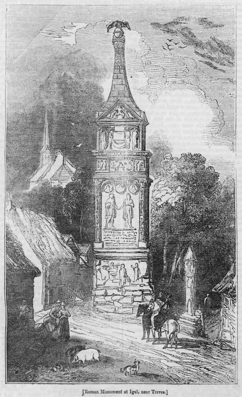 Romersk monument ved Igel, nær Treves av English School