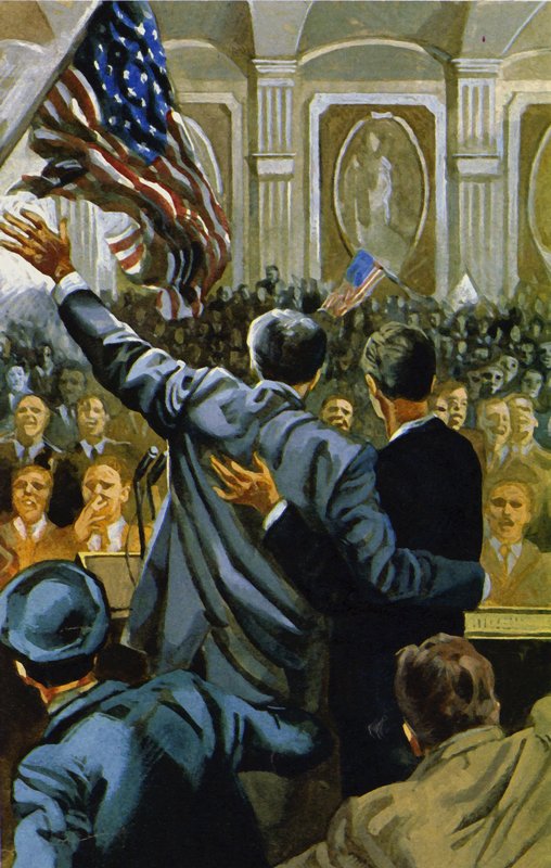Roosevelt ble igjen valgt til president i 1940 av English School
