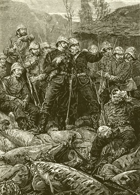 Rorkes Drift: Morgenen etter angrepet av English School