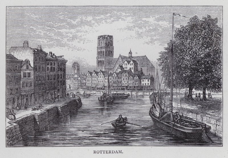 Rotterdam (gravering) av English School