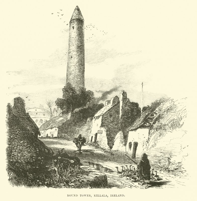 Rundetårn, Killala, Irland av English School