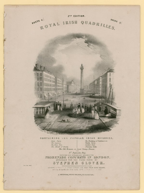 Royal Irish Quadrilles (gravering) av English School