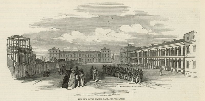 Royal Marine Barracks i Woolwich av English School