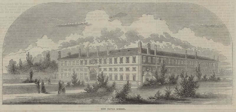 Royal Naval School, Deptford (gravering) av English School
