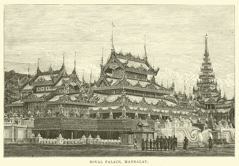 Det kongelige palass, Mandalay av English School