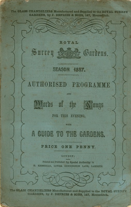 Royal Surrey Gardens av English School