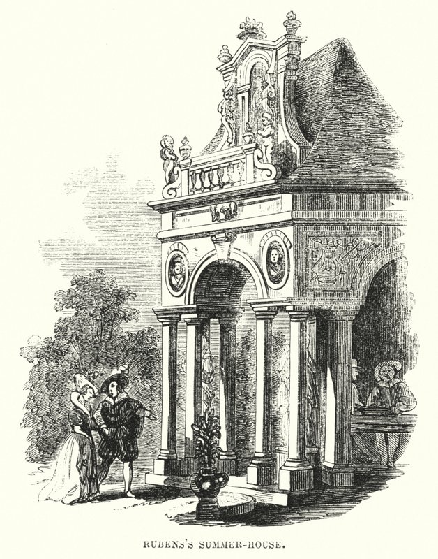 Rubens's Summer-House (gravering) av English School