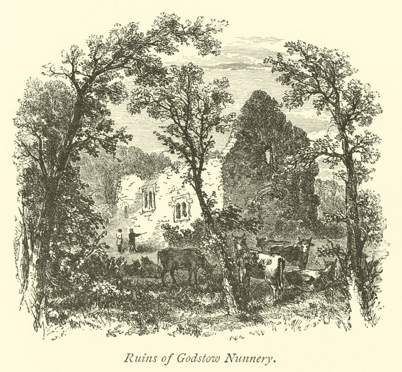 Ruinene av Godstow Nunnery av English School