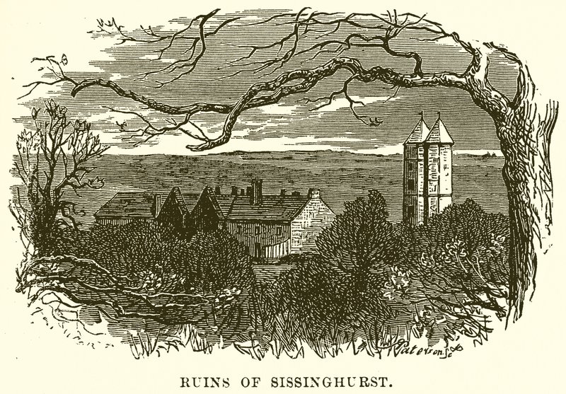 Ruinene av Sissinghurst av English School