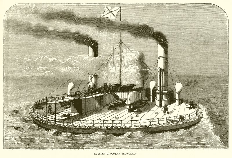 Russian Circular Ironclad av English School