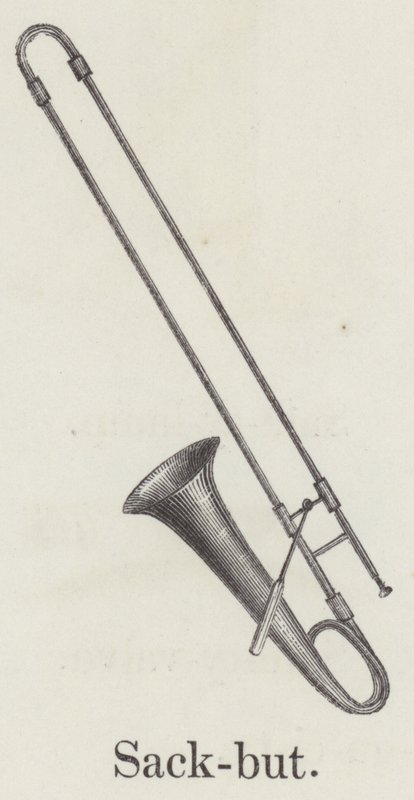 Sackbut (gravering) av English School