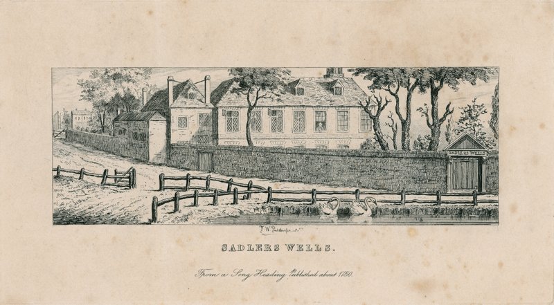 Sadlers Wells, før de ble erstattet av Musick House and Spa av English School