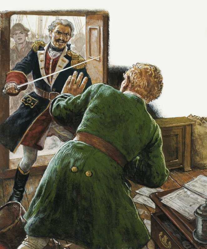 Sjømann med sverd av English School