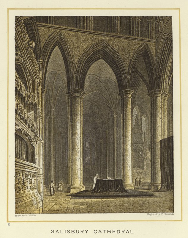 Salisbury katedral av English School