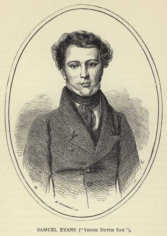 Samuel Evans, Young Dutch Sam av English School