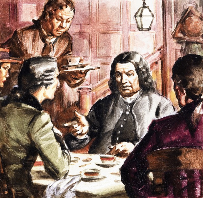 Samuel Johnson tar te av English School