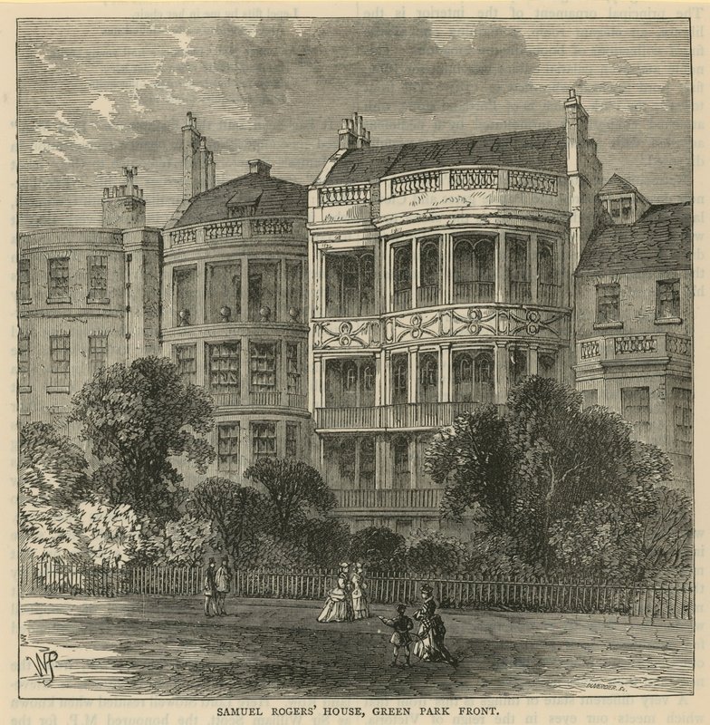 Samuel Rogers House, Green Park foran av English School