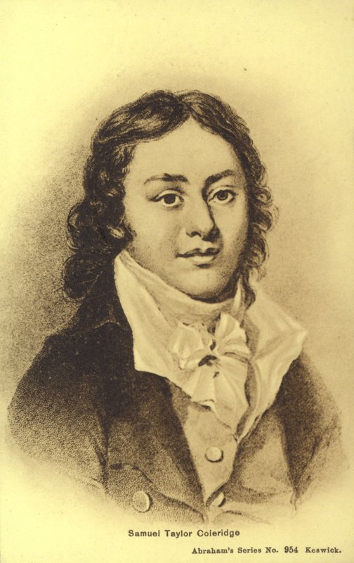Samuel Taylor Coleridge (1772–1834), engelsk poet (lito) av English School