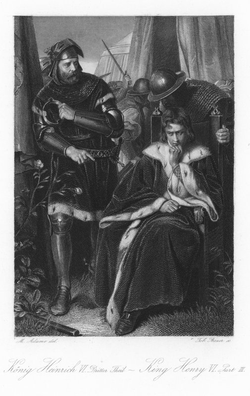 Scene fra kong Henry VI del III av English School