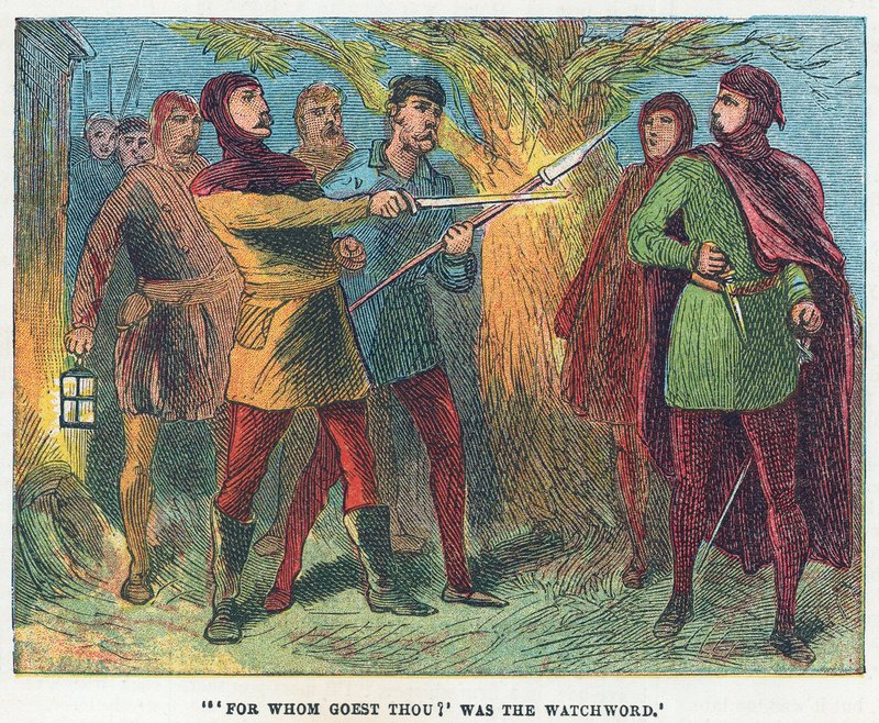 Scene fra bondeopprøret av English School