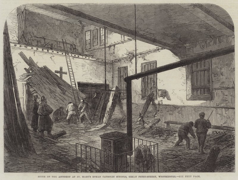 Scene for ulykken ved St Mary