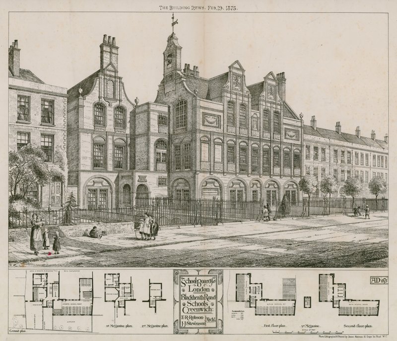 Skolestyret for London, Blackheath Road Schools, Greenwich, London av English School