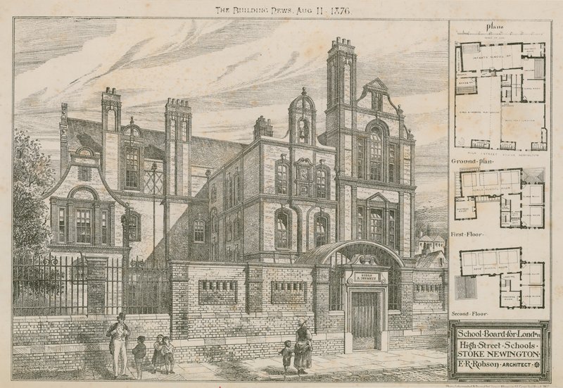 Skolestyret for London, High Street Schools, Stoke Newington, London av English School