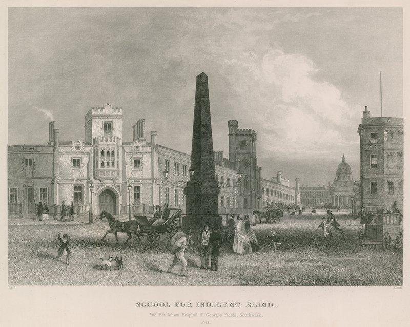 School for the Indigent Blind og Bethlehem Hospital, St George
