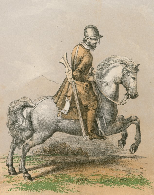Skotsk drage, 1680 av English School