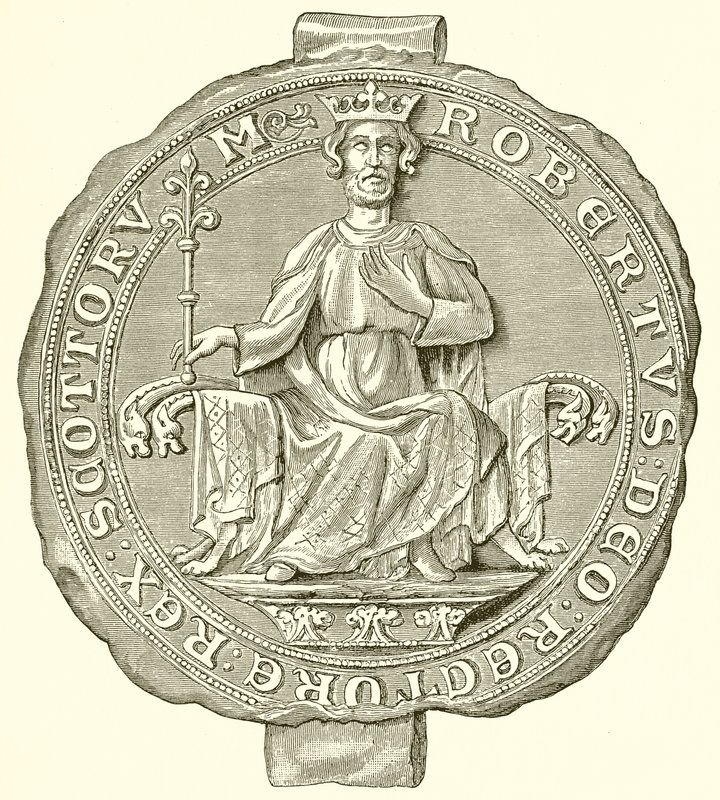 Segl til Robert Bruce, kongen av skottene av English School