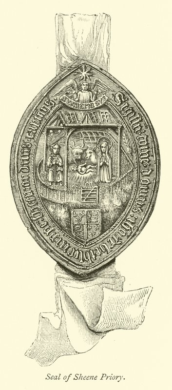 Segl av Sheene Priory av English School