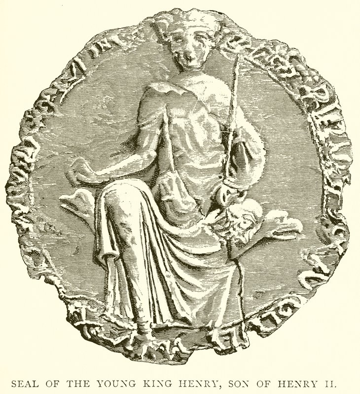 Segl til den unge kong Henry, sønn av Henry II av English School