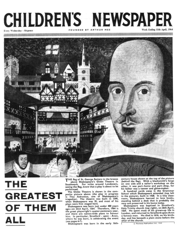 Shakespeare: The Greatest of them all, forsiden av 