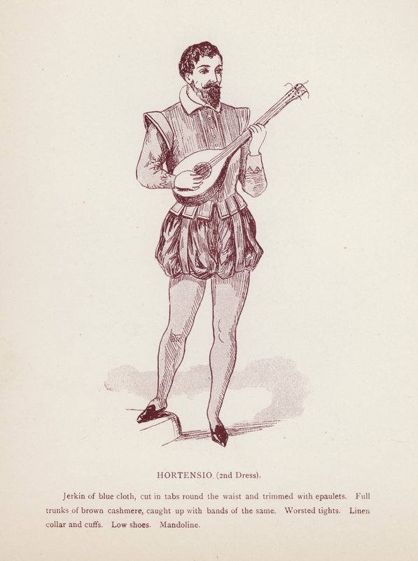 Shakespeares Taming of the Shrew: Hortensia, 2nd Dress (bilder) av English School