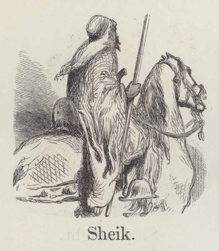 Sheik (gravering) av English School
