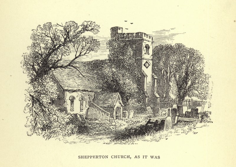 Shepperton Church, som den var av English School