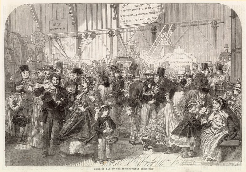 Shilling-dag på den internasjonale utstillingen 1862 av English School