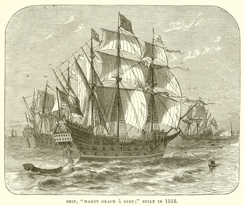 Skip, Harry Grace a Dieu; Bygget i 1513 av English School