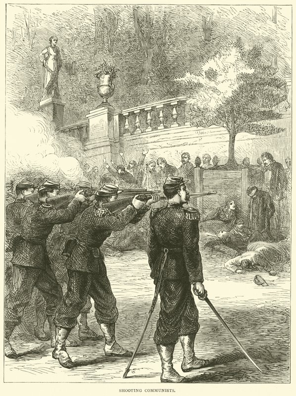 Å skyte kommunister, 1871 av English School