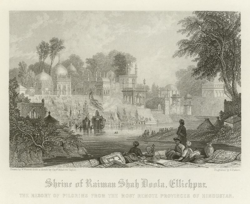 Helligdommen til Raiman Shah Doola, Ellichpur, India av English School