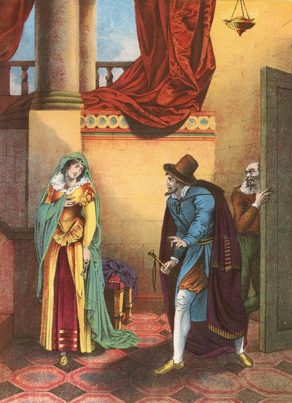Shylock, Jessica og Launcelot av English School